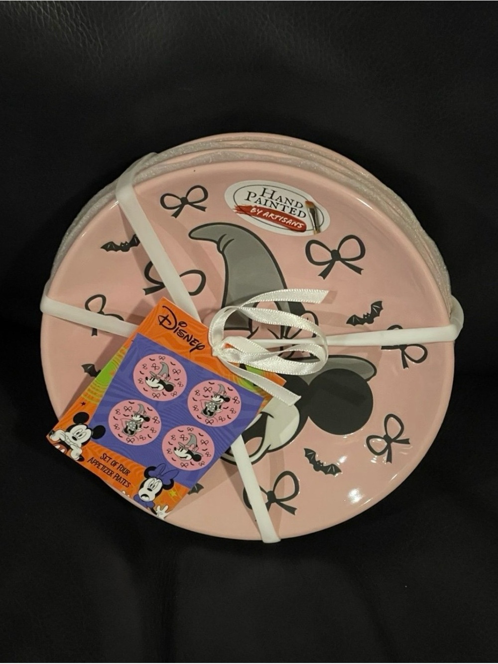 Halloween Disney Minnie Appetizer Plates, Set of 4 - Picture 3 of 4